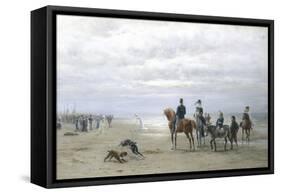 Day at the Beach-Otto Eerelman-Framed Stretched Canvas