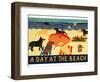 Day At The Beach-Stephen Huneck-Framed Giclee Print