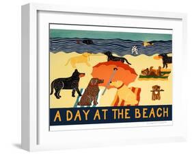 Day At The Beach-Stephen Huneck-Framed Giclee Print