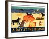 Day At The Beach-Stephen Huneck-Framed Giclee Print