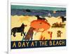 Day At The Beach-Stephen Huneck-Framed Giclee Print