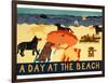 Day At The Beach-Stephen Huneck-Framed Giclee Print