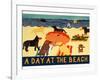 Day At The Beach-Stephen Huneck-Framed Giclee Print