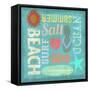 Day at the Beach-Art Licensing Studio-Framed Stretched Canvas