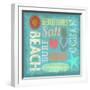 Day at the Beach-Art Licensing Studio-Framed Giclee Print