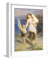 Day at the Seaside-Frederick Morgan-Framed Giclee Print