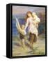 Day at the Seaside-Frederick Morgan-Framed Stretched Canvas