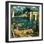 "Day at the Shore,"February 1, 1950-Ben Stahl-Framed Giclee Print