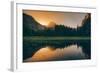 Day Burst Reflection at Half Dome, Yosemite National Park-Vincent James-Framed Photographic Print