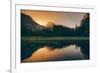 Day Burst Reflection at Half Dome, Yosemite National Park-Vincent James-Framed Photographic Print