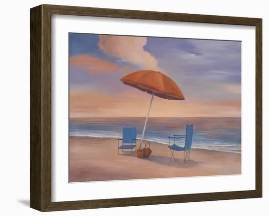 Day by the Shore-Vivien Rhyan-Framed Art Print