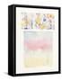 Day Dream Watercolor-Mike Schick-Framed Stretched Canvas