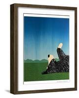 Day Dreaming Bordor-Stephen Huneck-Framed Giclee Print