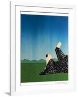 Day Dreaming Bordor-Stephen Huneck-Framed Giclee Print