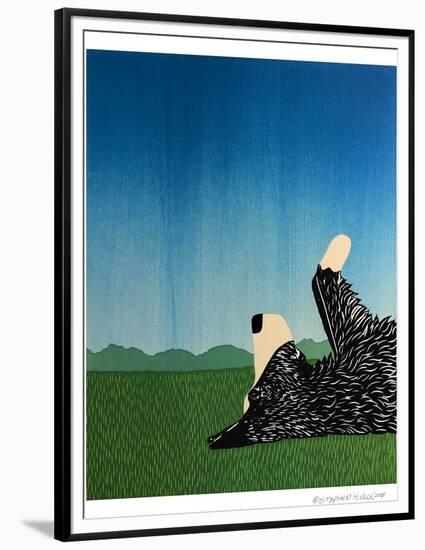 Day Dreaming Bordor-Stephen Huneck-Framed Premium Giclee Print