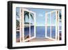 Day Dreams Window-Diane Romanello-Framed Art Print