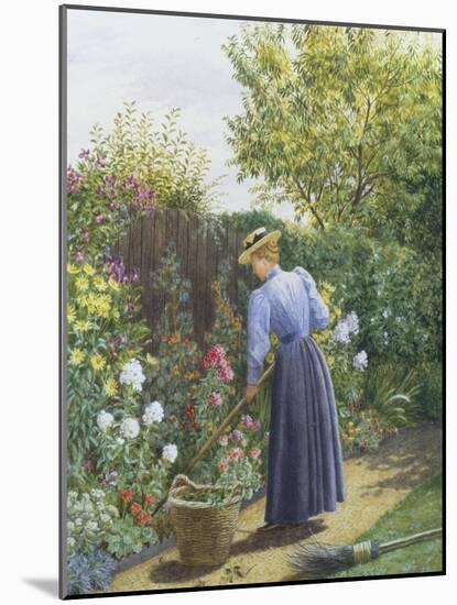 Day in the Garden-Marian Chase-Mounted Giclee Print