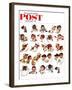 "Day in the Life of a Boy" Saturday Evening Post Cover, May 24,1952-Norman Rockwell-Framed Giclee Print