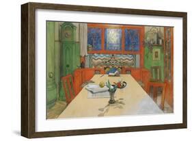 Day Is Done, Good Night! 1908-Carl Larsson-Framed Giclee Print