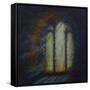 Day Light; Light through a ruined church window,-Lee Campbell-Framed Stretched Canvas