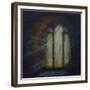 Day Light; Light through a ruined church window,-Lee Campbell-Framed Giclee Print