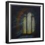 Day Light; Light through a ruined church window,-Lee Campbell-Framed Giclee Print