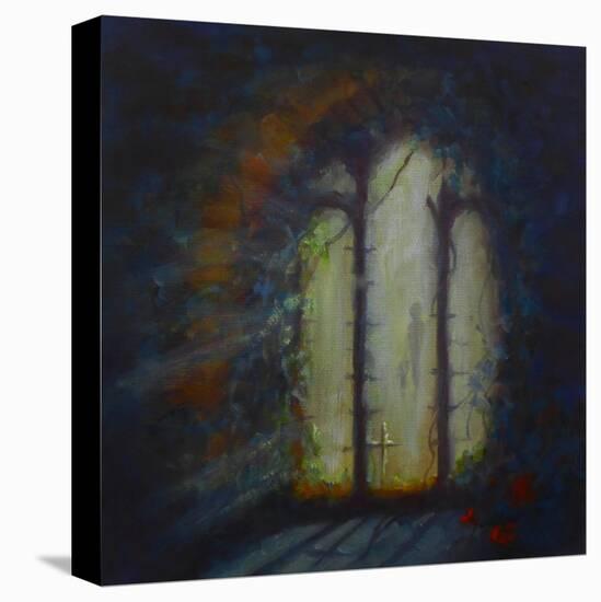 Day Light; Light through a ruined church window,-Lee Campbell-Stretched Canvas