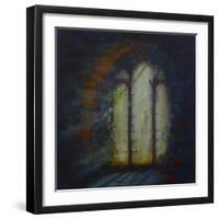 Day Light; Light through a ruined church window,-Lee Campbell-Framed Giclee Print