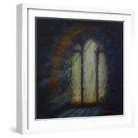 Day Light; Light through a ruined church window,-Lee Campbell-Framed Giclee Print