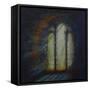 Day Light; Light through a ruined church window,-Lee Campbell-Framed Stretched Canvas