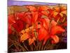 Day Lilies III-John Newcomb-Mounted Giclee Print