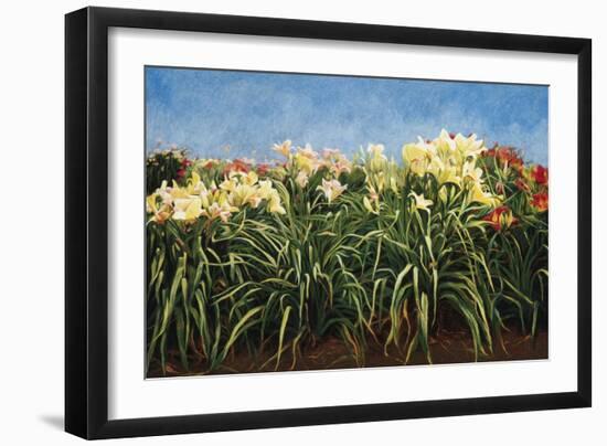 Day Lillies, c.1992-Helen J. Vaughn-Framed Giclee Print