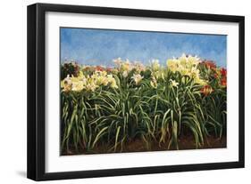 Day Lillies, c.1992-Helen J. Vaughn-Framed Giclee Print