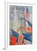 Day of Allied Victory, 1917-Childe Hassam-Framed Art Print