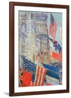 Day of Allied Victory, 1917-Childe Hassam-Framed Art Print