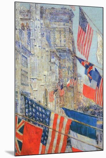 Day of Allied Victory, 1917-Childe Hassam-Mounted Art Print