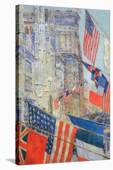 Day of Allied Victory, 1917-Childe Hassam-Stretched Canvas