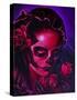 Day of Dead Mary-Manuel Valenzuela-Stretched Canvas