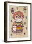 Day of Dead Owl-Oxana Zaika-Framed Giclee Print