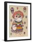 Day of Dead Owl-Oxana Zaika-Framed Giclee Print