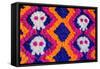 Day of the Dead Flowers Mural-AGCuesta-Framed Stretched Canvas