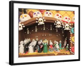 Day of the Dead Folk Art, Oaxaca City, Oaxaca, Mexico, North America-Wendy Connett-Framed Photographic Print