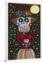 Day of the Dead Girl with Cat-Kerri Ambrosino-Framed Giclee Print