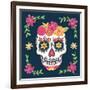 Day of the Dead II-Farida Zaman-Framed Premium Giclee Print