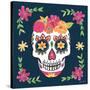 Day of the Dead II-Farida Zaman-Stretched Canvas