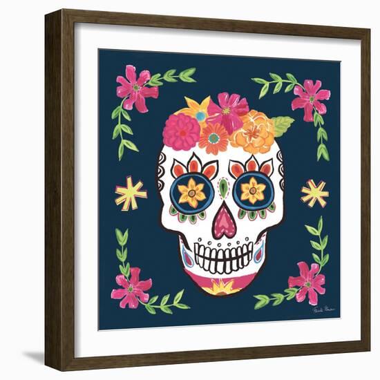 Day of the Dead II-Farida Zaman-Framed Art Print