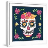 Day of the Dead II-Farida Zaman-Framed Art Print