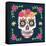 Day of the Dead II-Farida Zaman-Framed Stretched Canvas