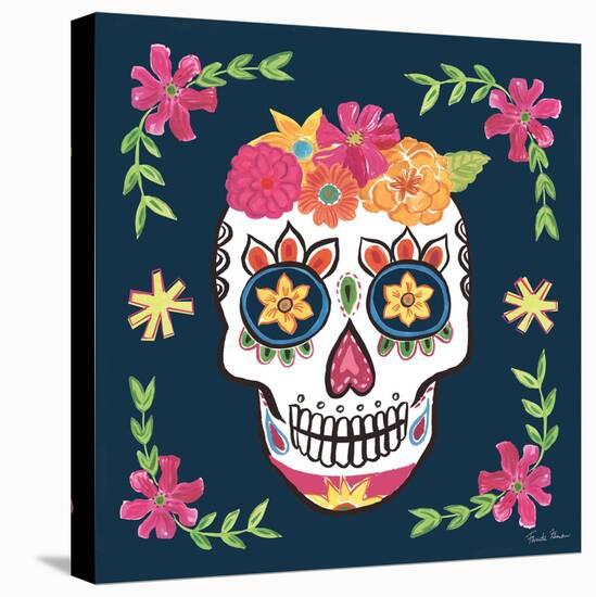 Day of the Dead II-Farida Zaman-Stretched Canvas