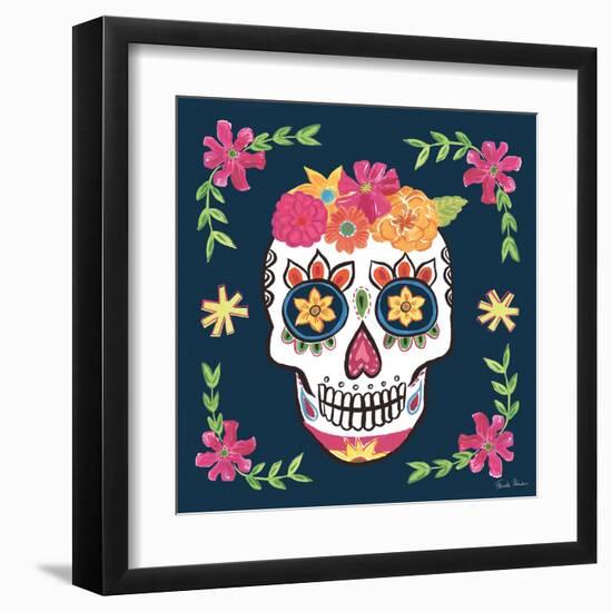 Day of the Dead II-Farida Zaman-Framed Art Print